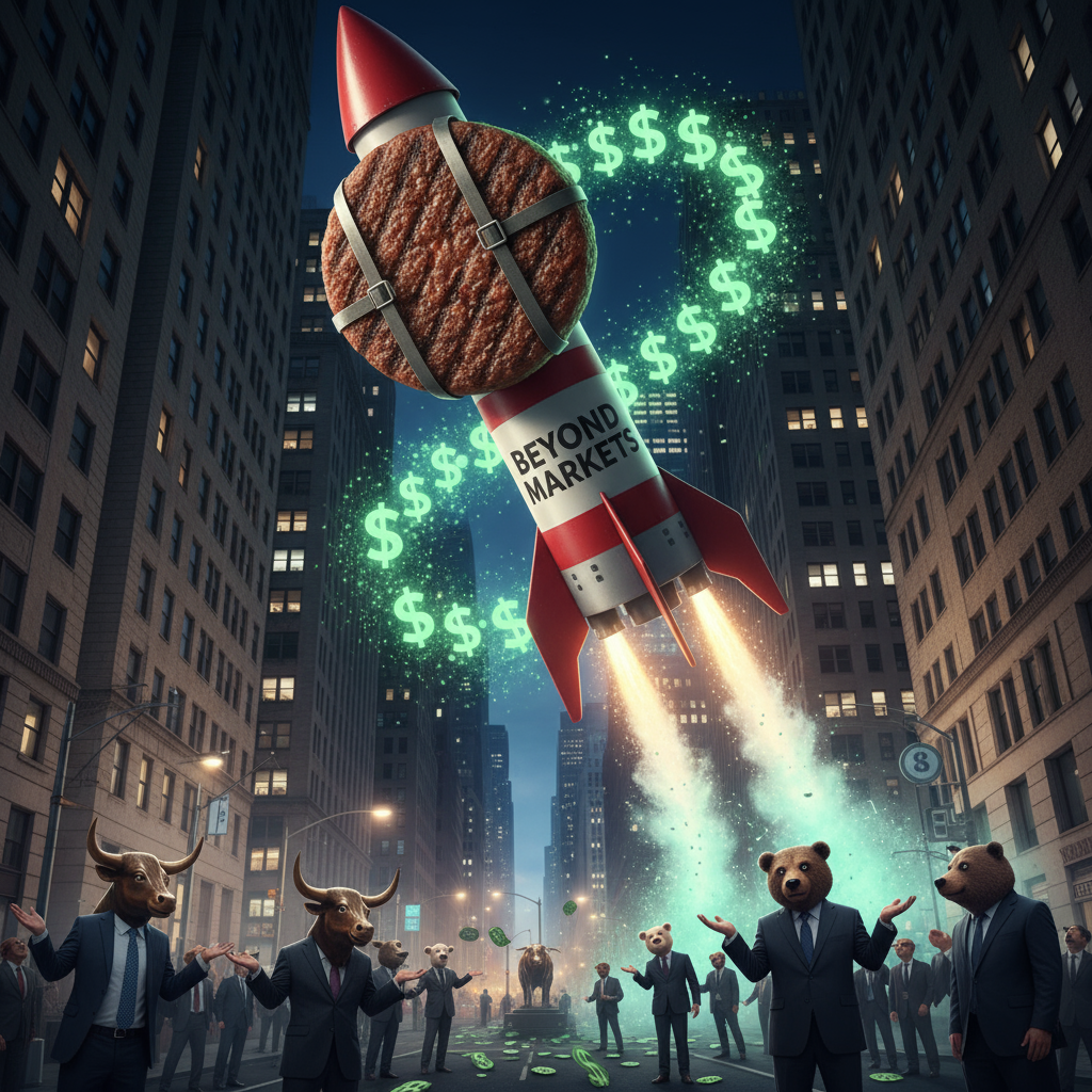 Beyond Meat Stock Goes to the Moon, Forgets to Check if People Actually Want Plant-Based Burgers