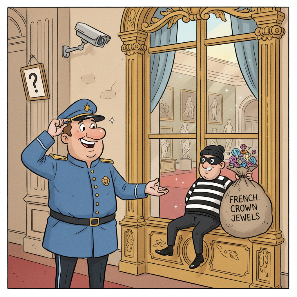 Louvre Upgrades Security to ‘Slightly Ajar Window’ After Donating €88 Million in Jewels to Ambitious Entrepreneurs