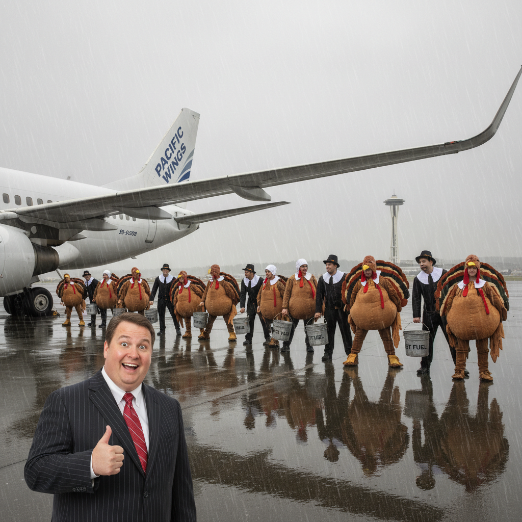 Seattle Airport’s New Holiday Feature: The Thrilling “Fuel Scavenger Hunt” Game