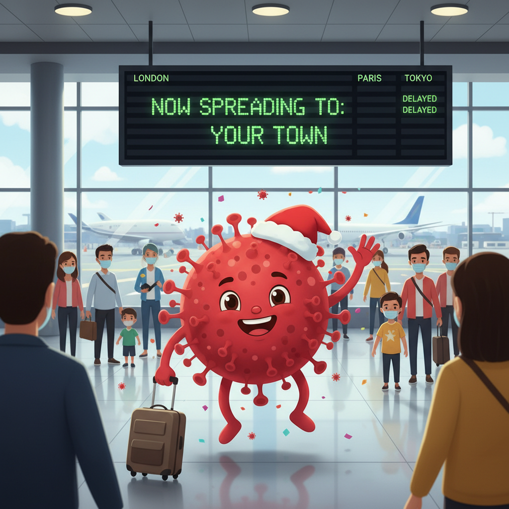 Newark Airport’s Newest Amenity: A Free, Potentially Contagious Souvenir!