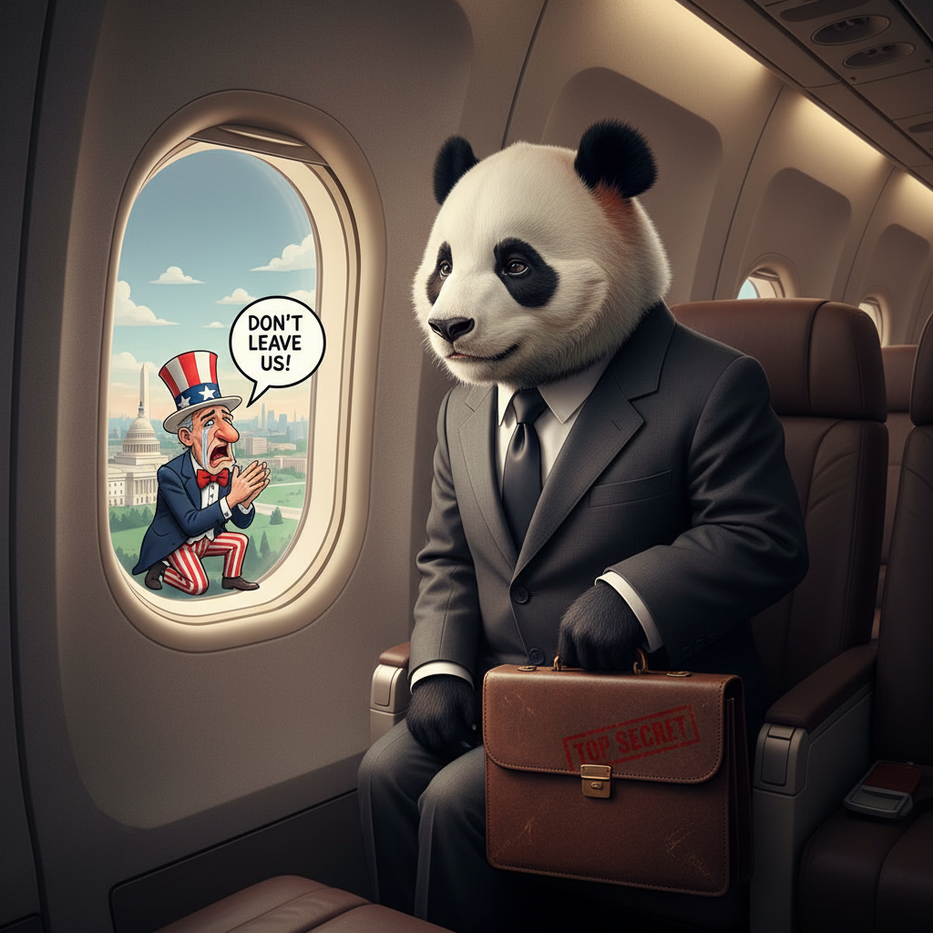 The Great Panda Getaway: A Tale of Furry Tensions