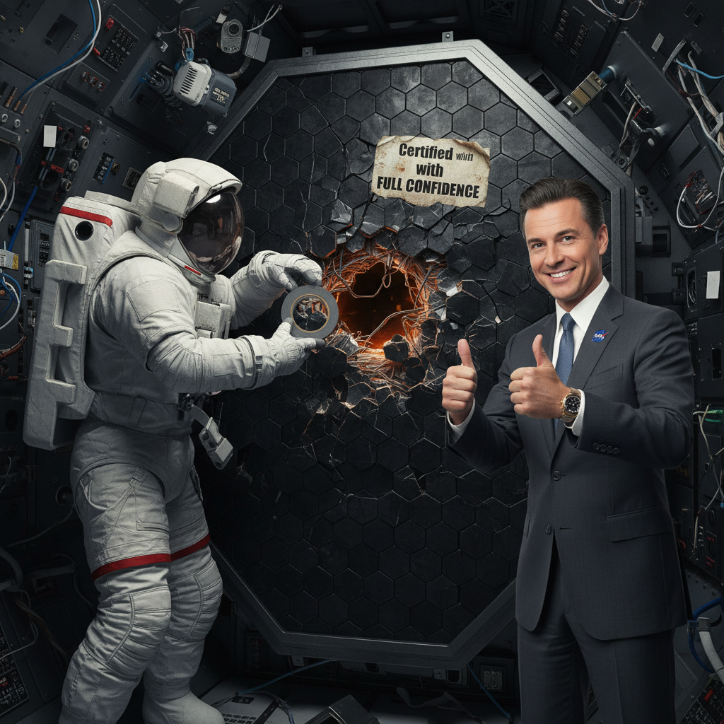 NASA’s Full Confidence in a Cracked Heat Shield: What Could Possibly Go Wrong?