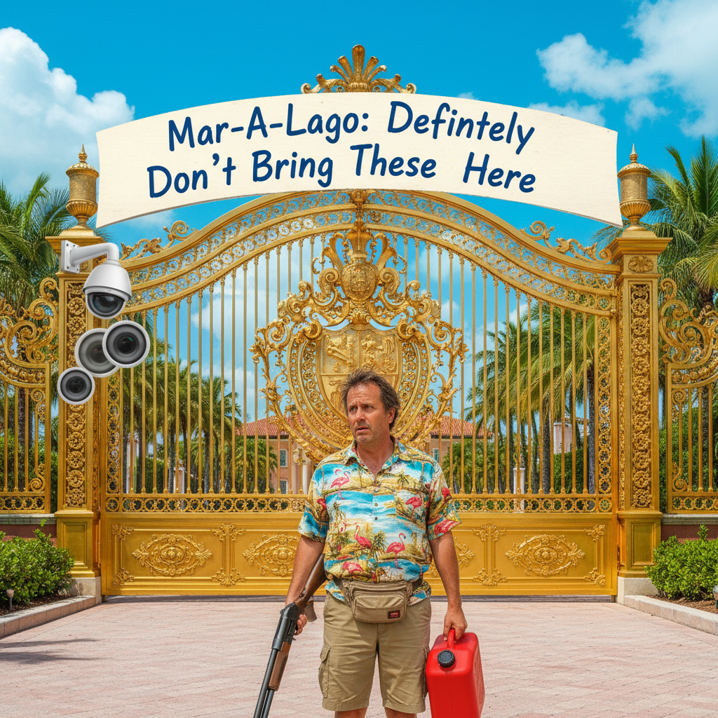 Man “Afraid of Guns” Brings Shotgun to Mar-a-Lago, Discovers Security is Not a Suggestion