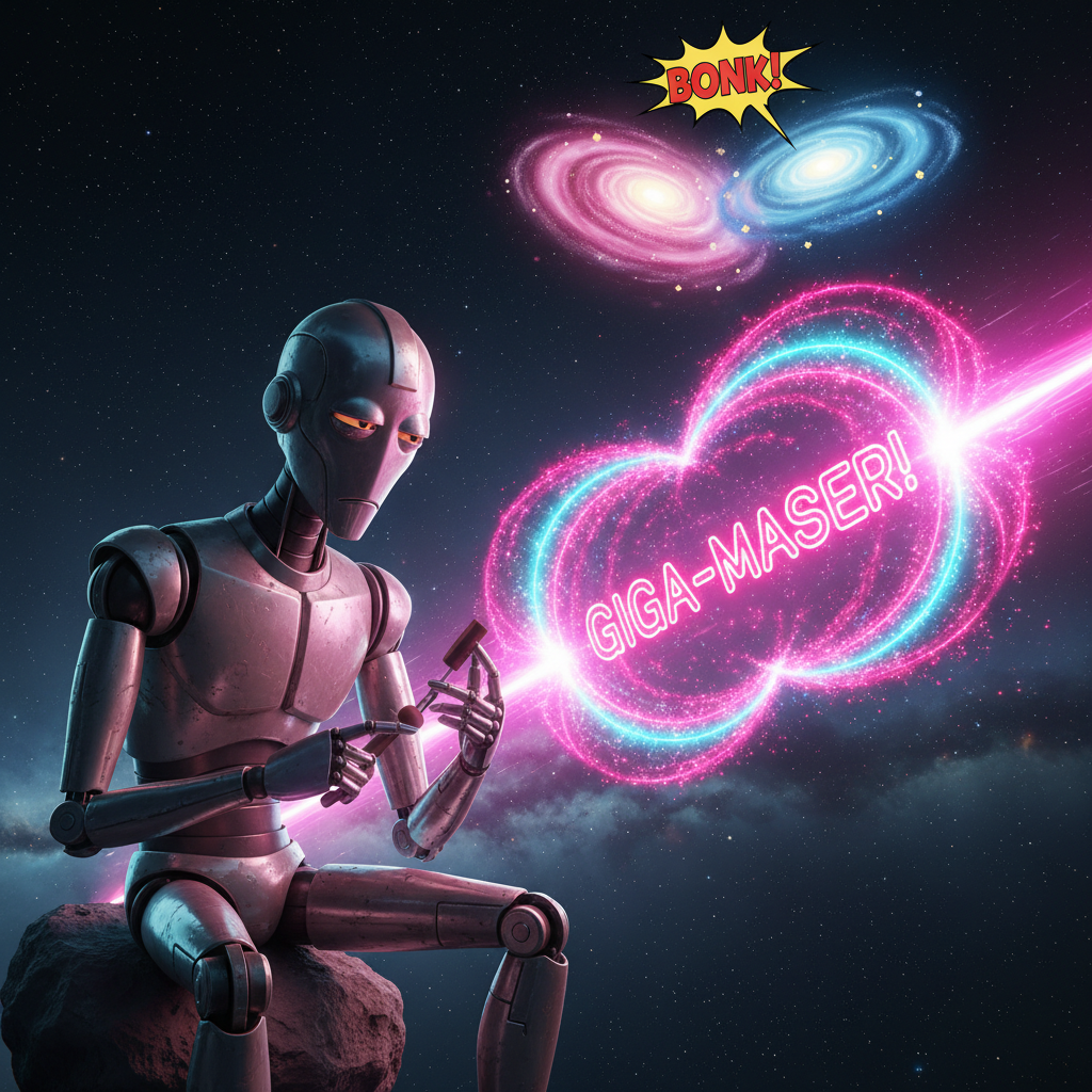 Universe Fires Its ‘Gigamaser,’ Humanity Barely Notices Until 8 Billion Years Later