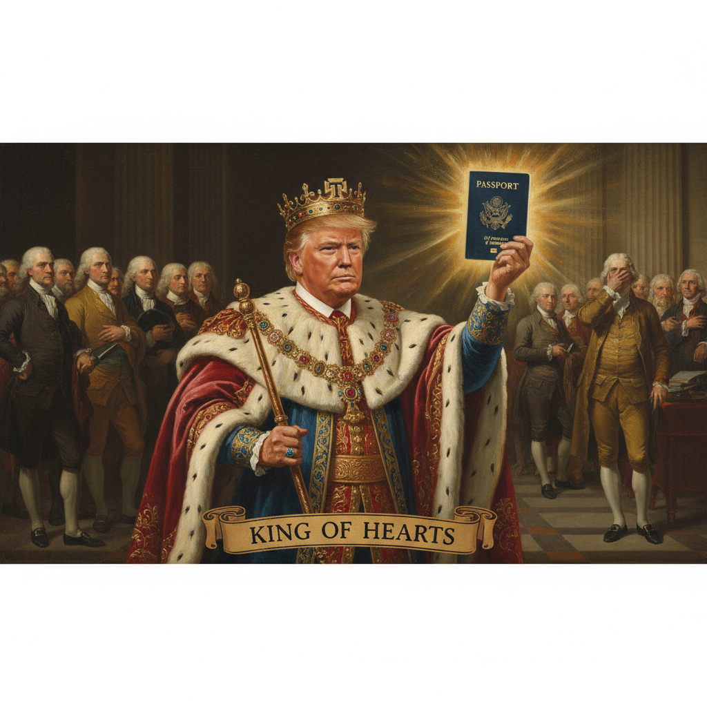 A Monument to Modesty: The Trump Passport Is Finally Here!