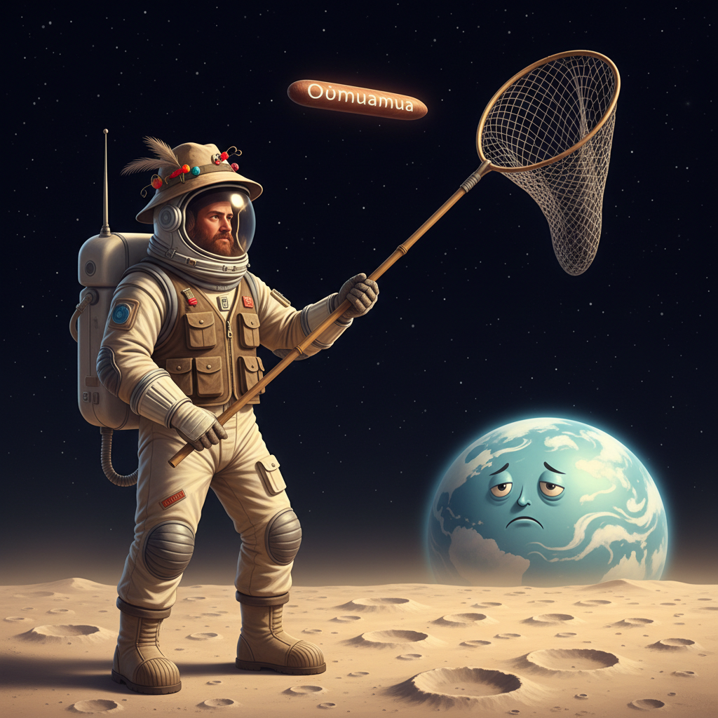 Finally, A Good Use For The Moon: A Fishing Net For Aliens