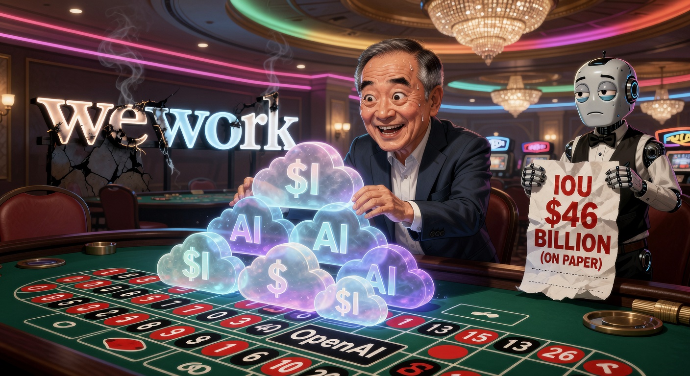 Print(“$46 Billion”): SoftBank’s Hilarious Leap from WeWork to “We-AI” and the Magic of Paper Profits