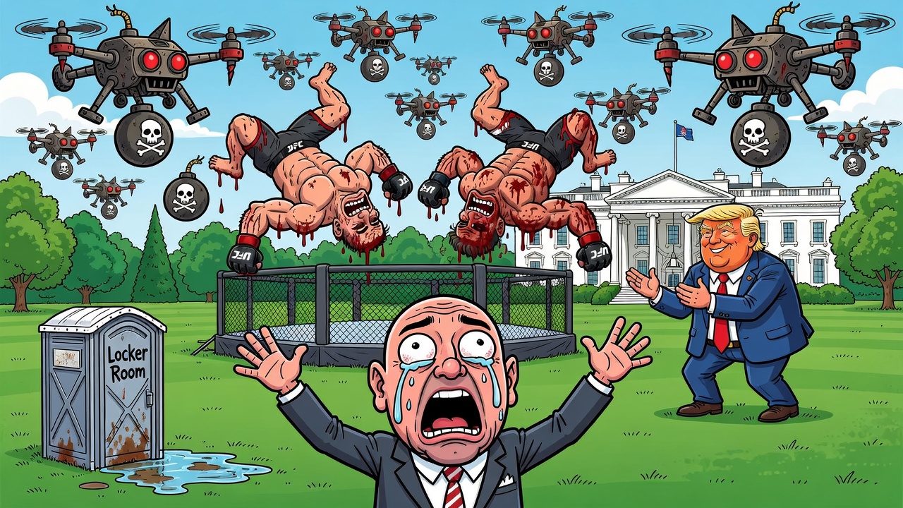 UFC 250 at the White House: Bomb-Laden Drones, Snipers, and Dana White’s Ultimate Enemy… Bad Plumbing