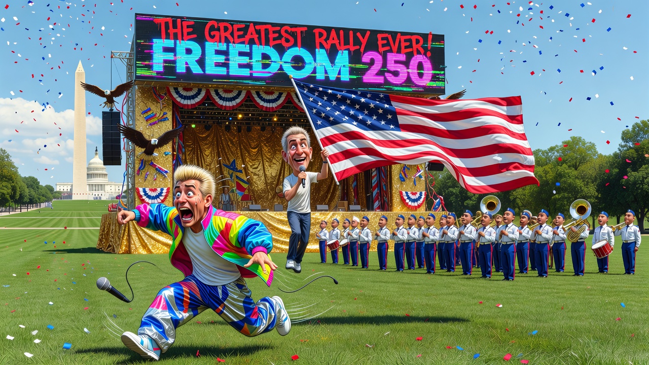 Stop, Collaborate, and Cancel: From ‘Freedom 250’ to ‘The Greatest Rally, EVER!’