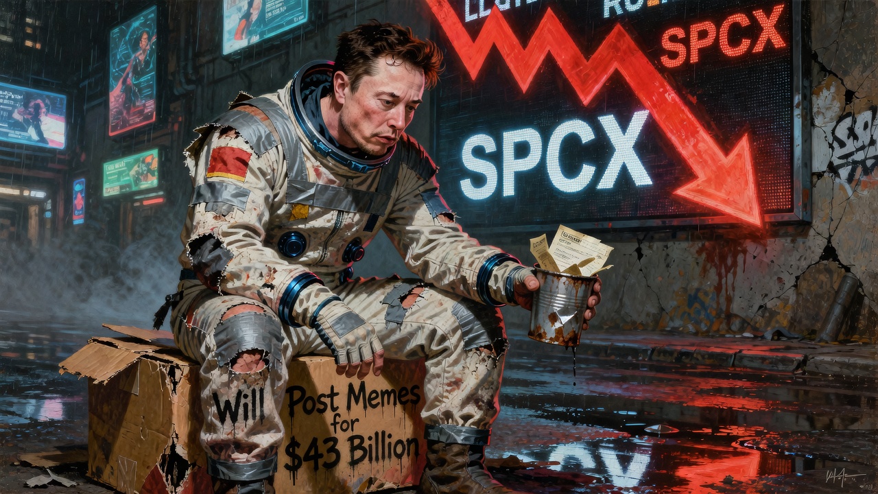 Thoughts and Prayers: Elon Musk Plunges into Abject Poverty With Only $957 Billion Left