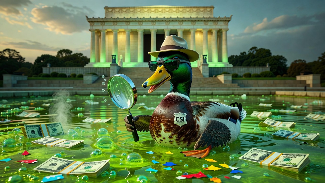 The $14 Million Algae Farm: Washington D.C.’s High-Tech Duck Graveyard