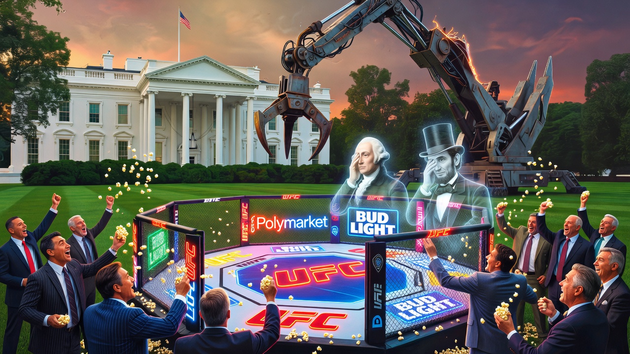 Peak Idiocracy Achieved: UFC, ‘The Claw’, and State-Sanctioned Bloodsport on the White House Lawn