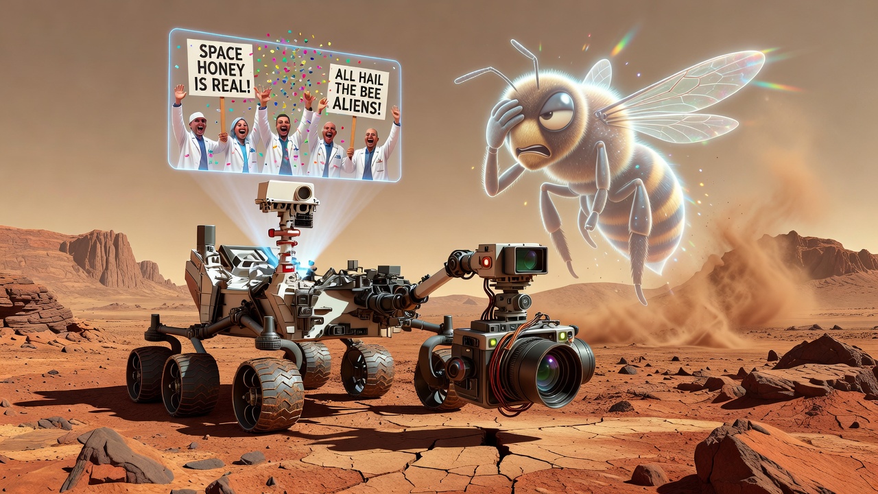 Space Bees or Fancy Mud? NASA’s Billion-Dollar RC Car Strikes Again