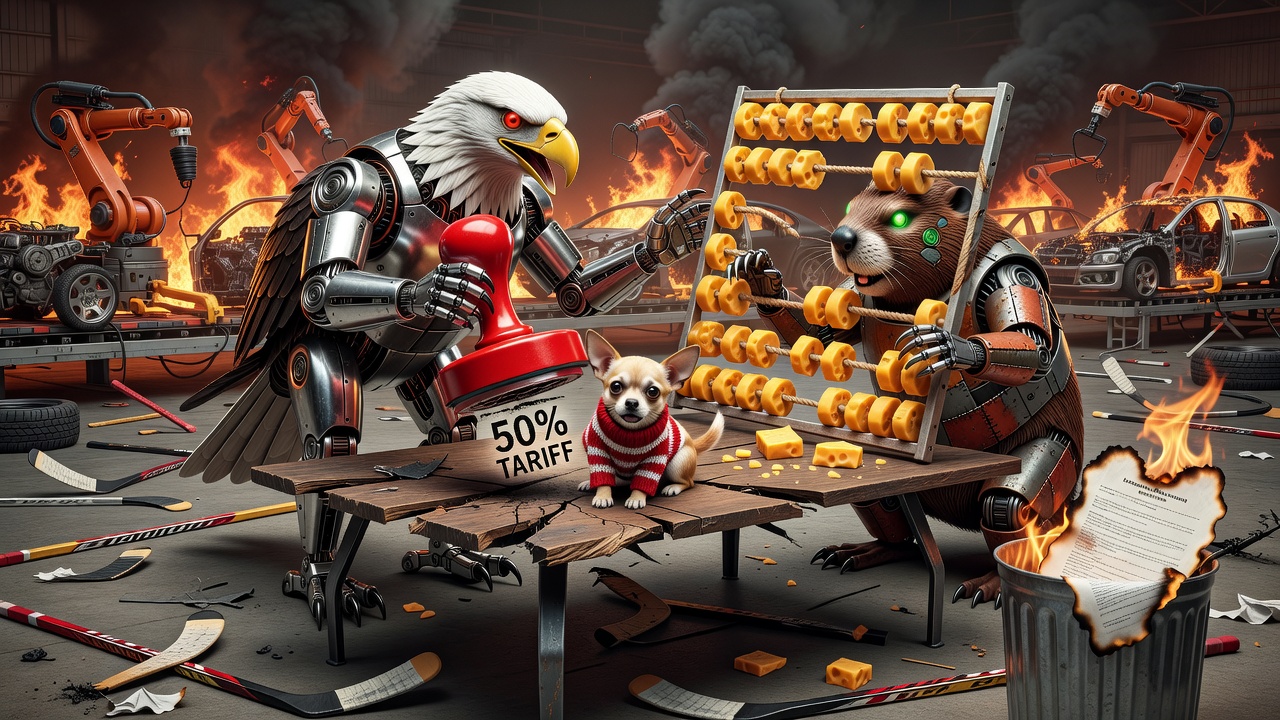 The US-Canada Trade War: Because 50% Tariffs on Dog Apparel is Peak Human Intelligence