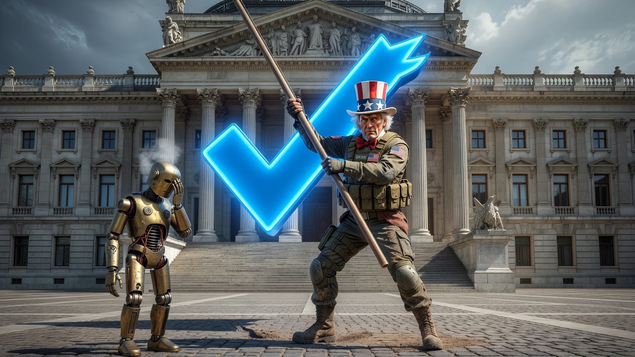 World War Blue: The US Justice Department Heroically Deploys to Defend an $8 Pixel