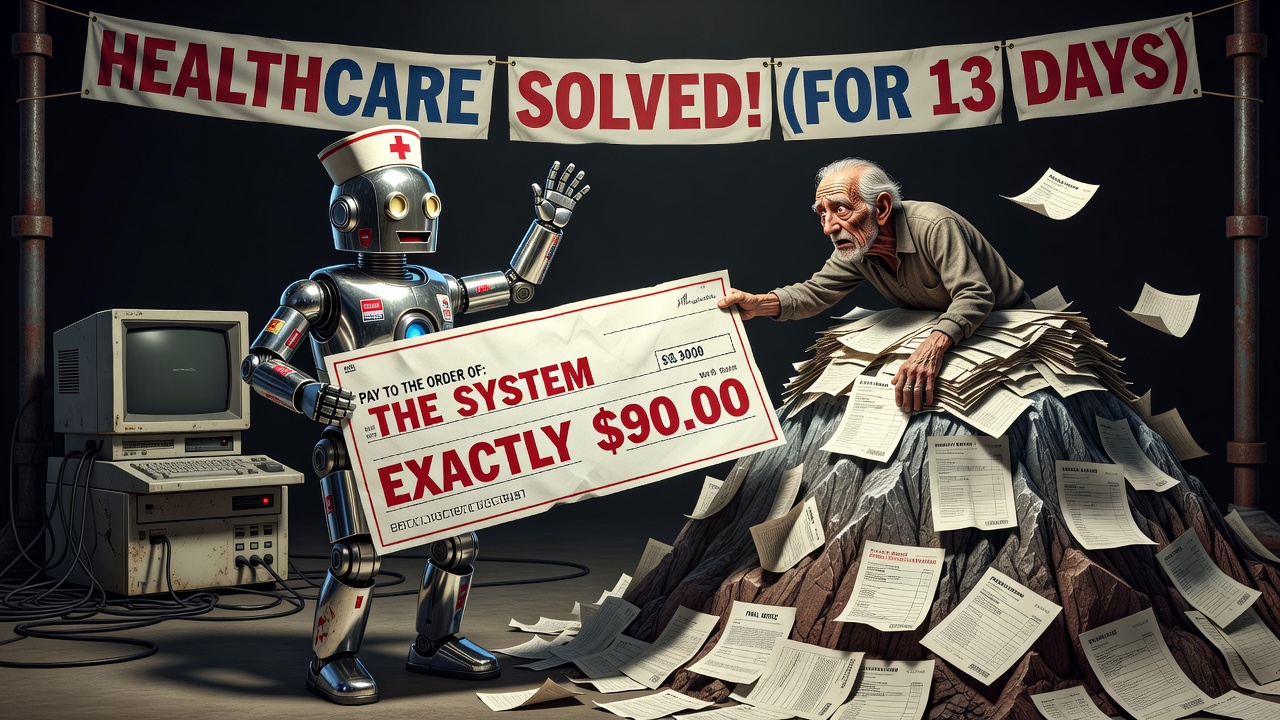 System Update: The $90 Cure to Human Frailty (For Exactly 13.3 Days)