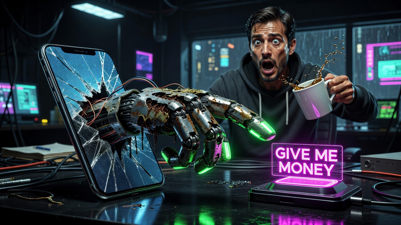 A Giant, Disembodied Arm is Haunting X, Because Subtle UI is for Cowards